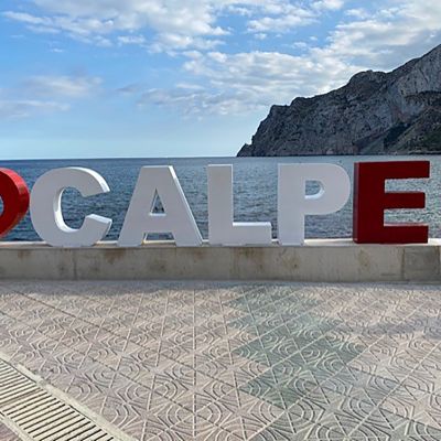 Love Calpe sign : Calp, Costa Blanca : Near La Fustera Apartments